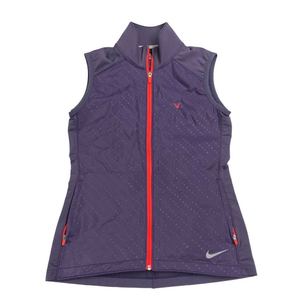 Nike Golf Tour Performance Vest Purple Small Dri-Fit Full Zip Outdoor Sports - Picture 1 of 11